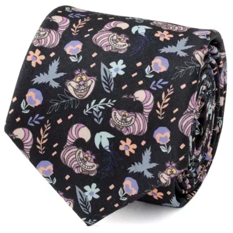 Alice in Wonderland Cheshire Cat Black Tie