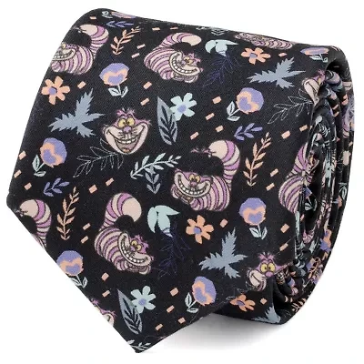 Alice in Wonderland Cheshire Cat Black Tie