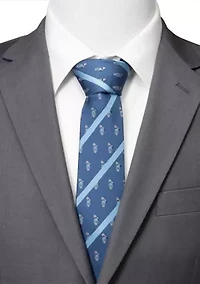 Donald Duck Stripe Blue Tie