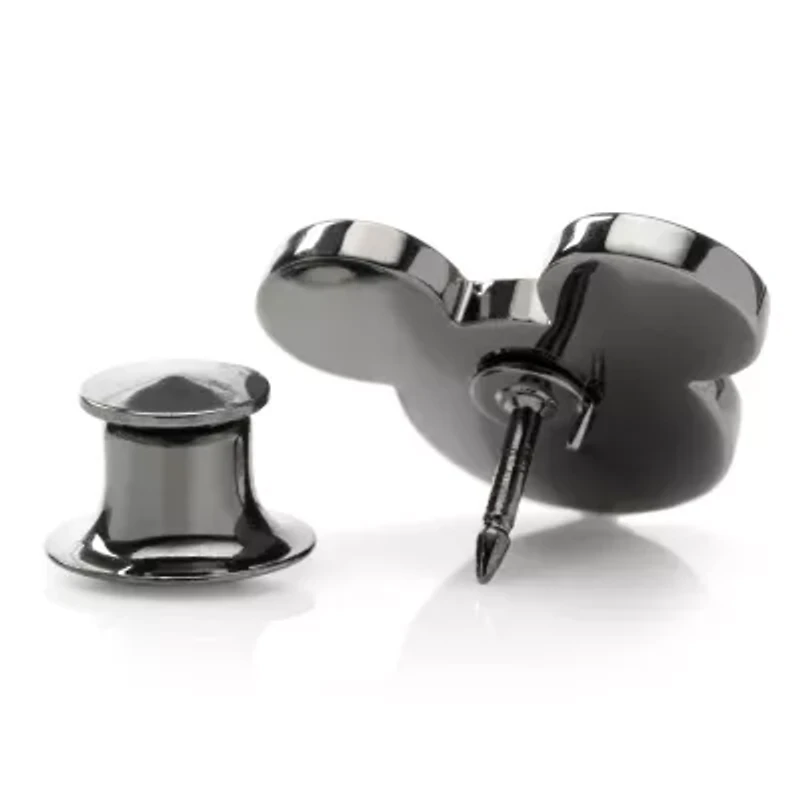 Black Pave Crystal Mickey Mouse Lapel Pin