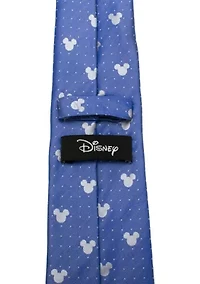 Mickey Mouse Blue Pin Dot Tie