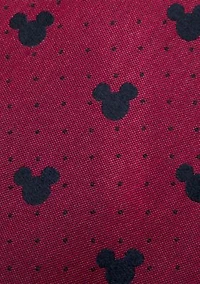 Mickey Mouse Red Pin Dot Tie