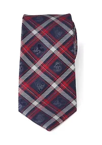 Mickey and Friends Navy Plaid Tie