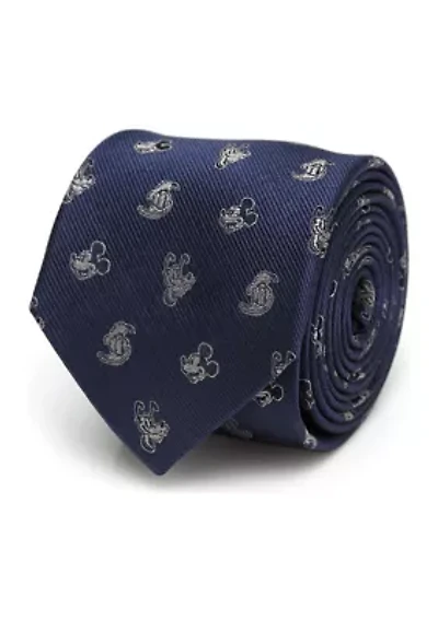 Mickey and Friends Blue Men's Tie