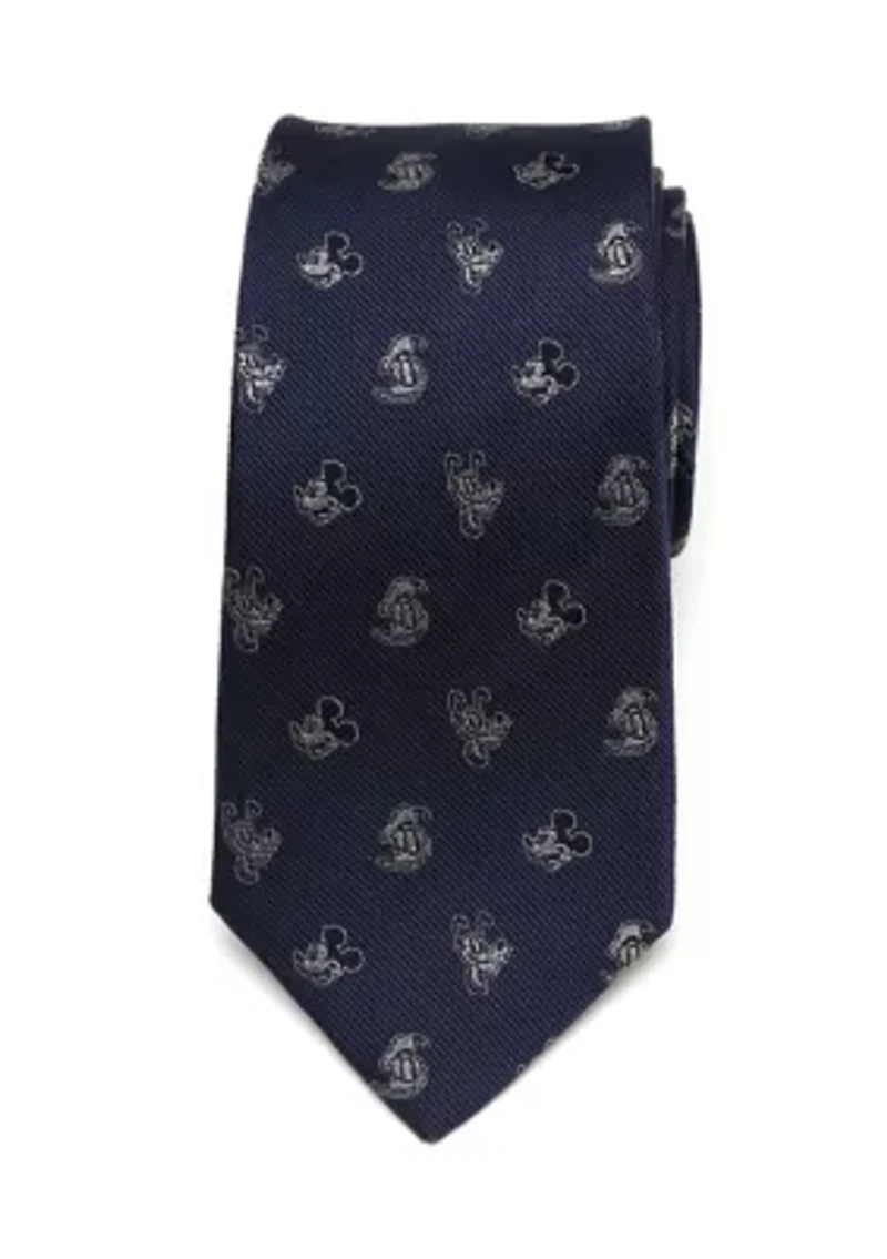 Mickey and Friends Blue Men's Tie