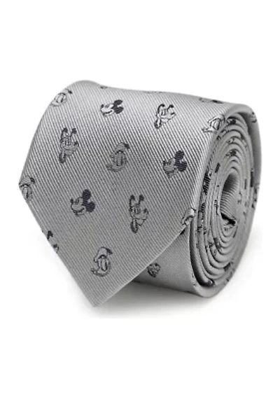 Mickey and Friends Gray Tie
