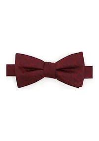 Mickey Mouse Holiday Maroon Bow Tie