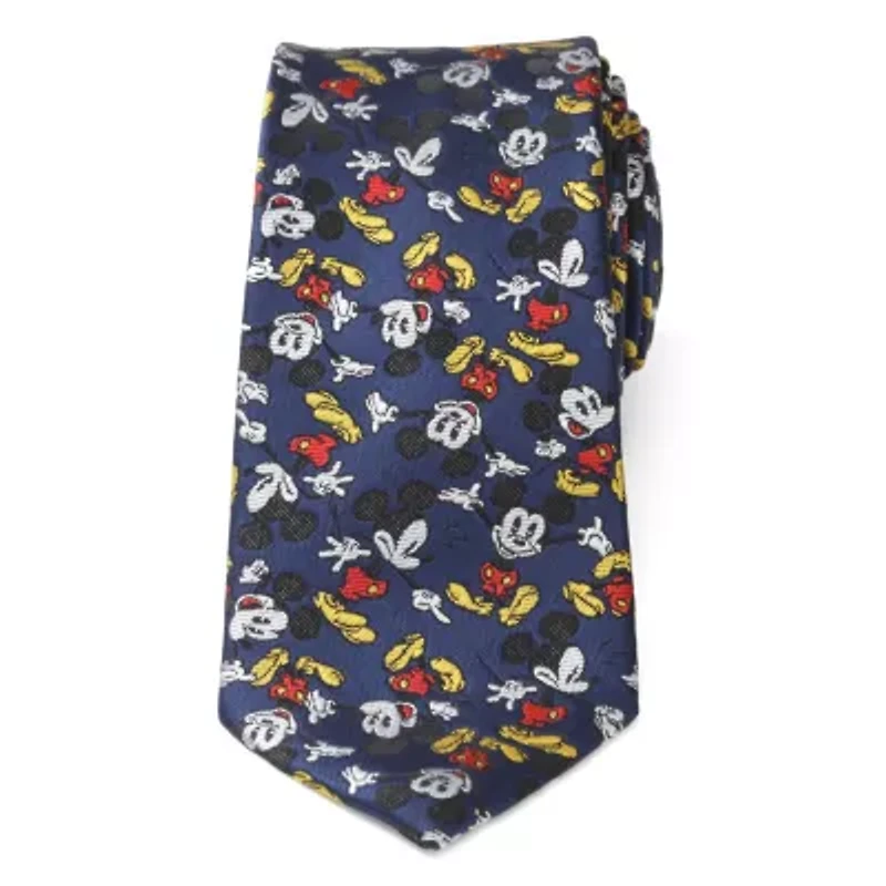 Mickey Action Navy  Tie