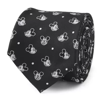 Mickey Dot Black  Tie