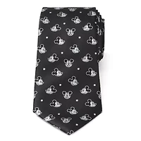 Mickey Dot Black  Tie