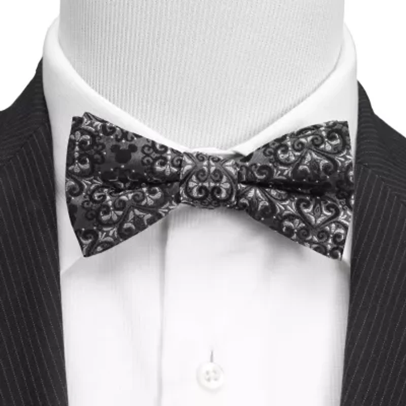 Mickey Mouse Damask Pocket Square and Bow Tie Gift Set