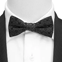 Mickey Mouse Pattern Black Bow Tie