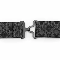 Mickey Mouse Pattern Black Bow Tie