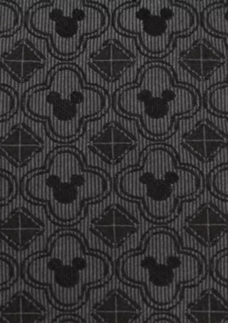 Mickey Mouse Pattern Black Tie