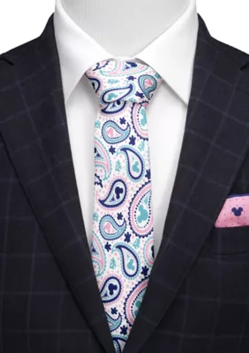 Men's Mickey Mouse Paisley Multi Tie