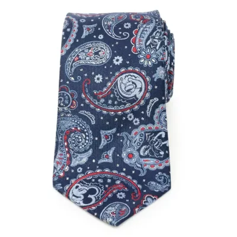 Mickey and Friends Paisley Blue Multi Tie