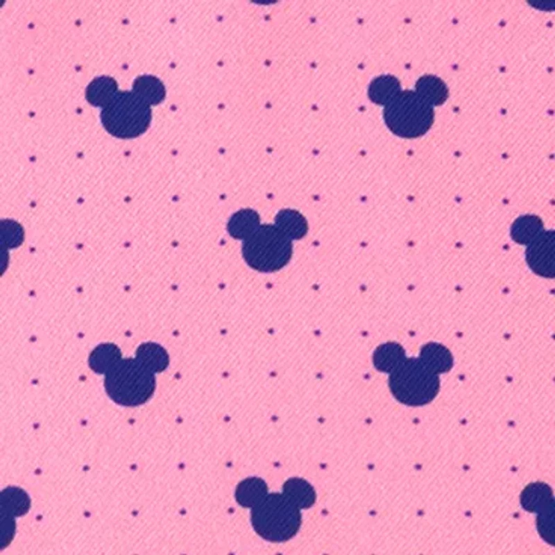 Mickey Mouse Dot Pink Pocket Square