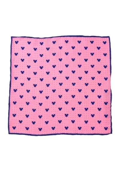 Mickey Mouse Dot Pink Pocket Square