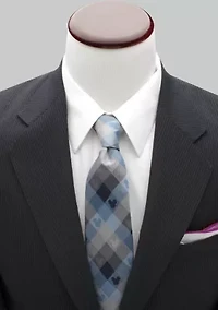 Mickey Mouse Blue Plaid Tie