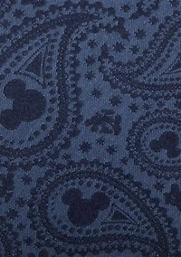 Mickey Mouse Navy Paisley Tie