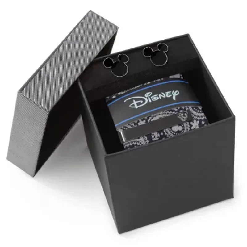 Mickey Mouse Gray Paisley Necktie Gift Set
