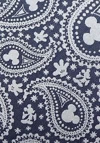 Mickey Mouse Gray Paisley Tie