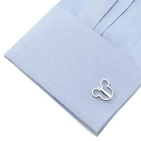 Mickey Mouse Silhouette Cutout Cufflinks
