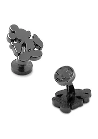 Black Mickey Mouse Silhouette Cufflinks