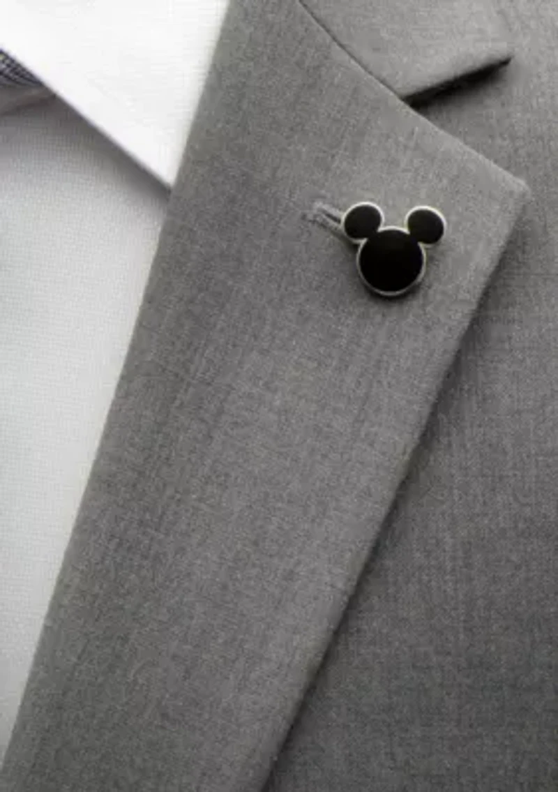 Disney© Black Mickey Mouse Silhouette Lapel Pin