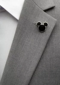 Disney© Black Mickey Mouse Silhouette Lapel Pin