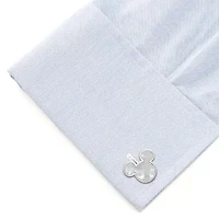 Mickey Mouse Mother of Pearl Cufflinks and Tie Clip Gift Set