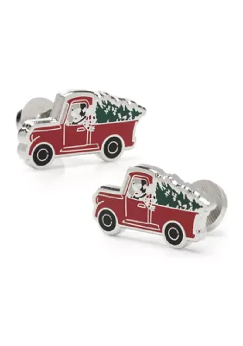 Mickey Mouse Holiday Truck Cufflinks