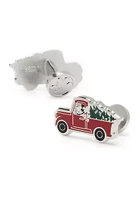 Mickey Mouse Holiday Truck Cufflinks