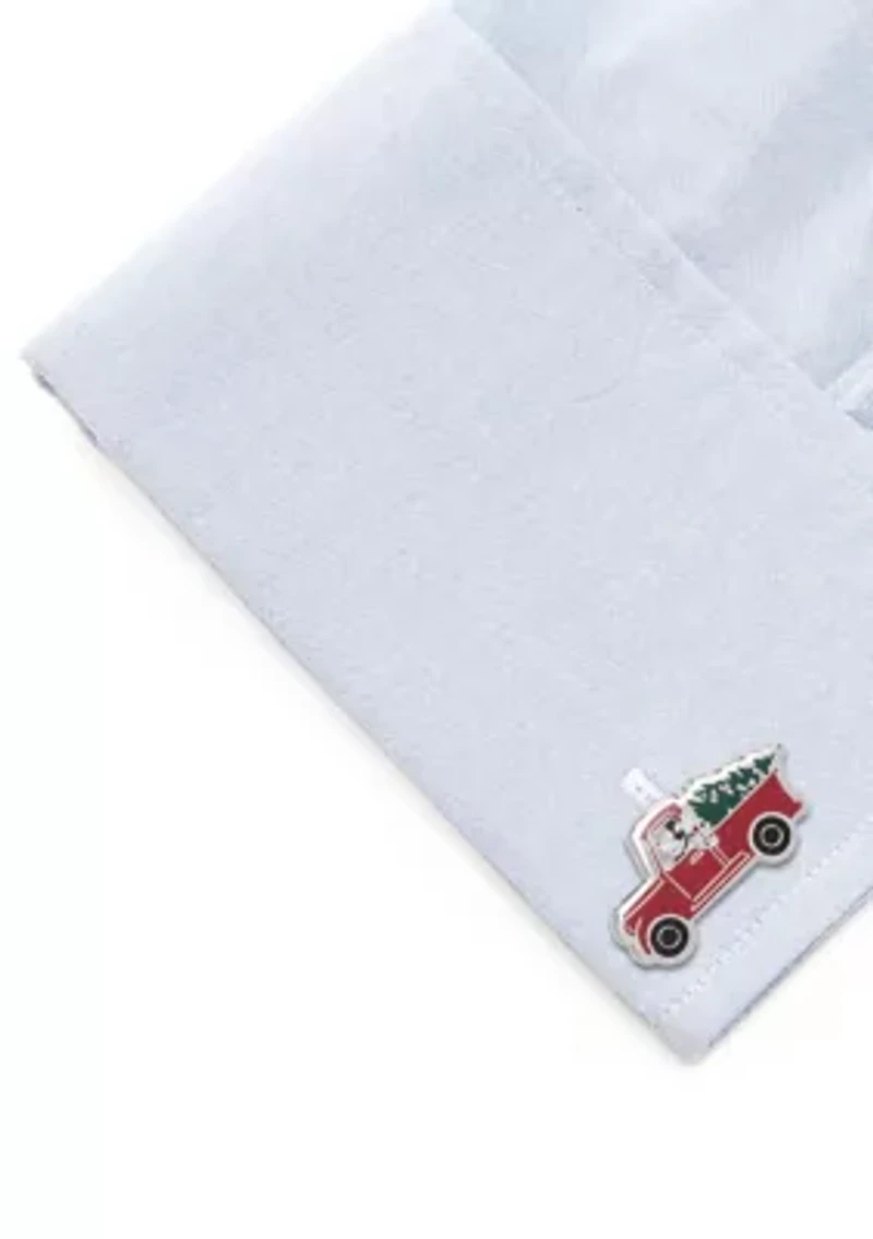 Mickey Mouse Holiday Truck Cufflinks