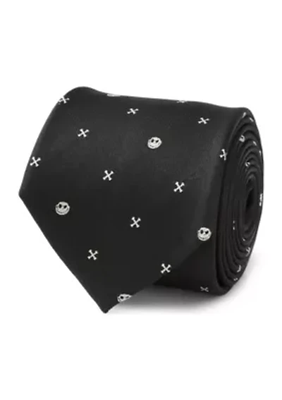 Nightmare Before Christmas Jack Skellington Black Tie