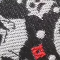 Nightmare Before Christmas Black Gray Pattern Tie