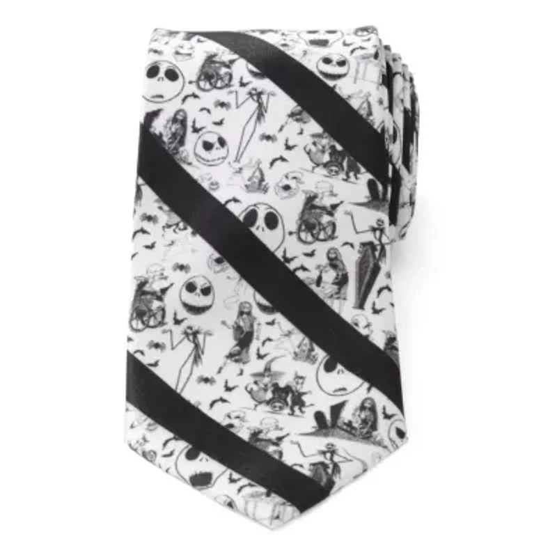 Nightmare Before Christmas Stripe Black Tie