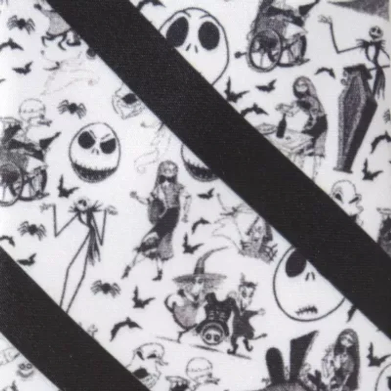 Nightmare Before Christmas Stripe Black Tie