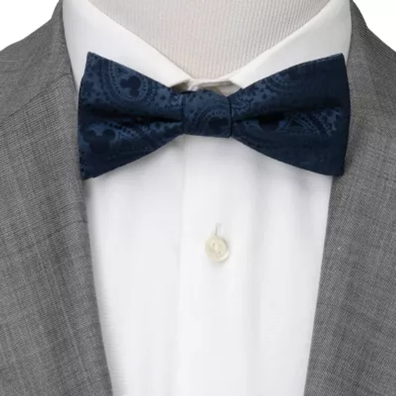Mickey Mouse Navy Paisley Bow Tie
