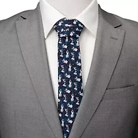 Olaf Navy Pattern Tie
