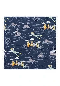 Peter Pan Flying Blue Tie