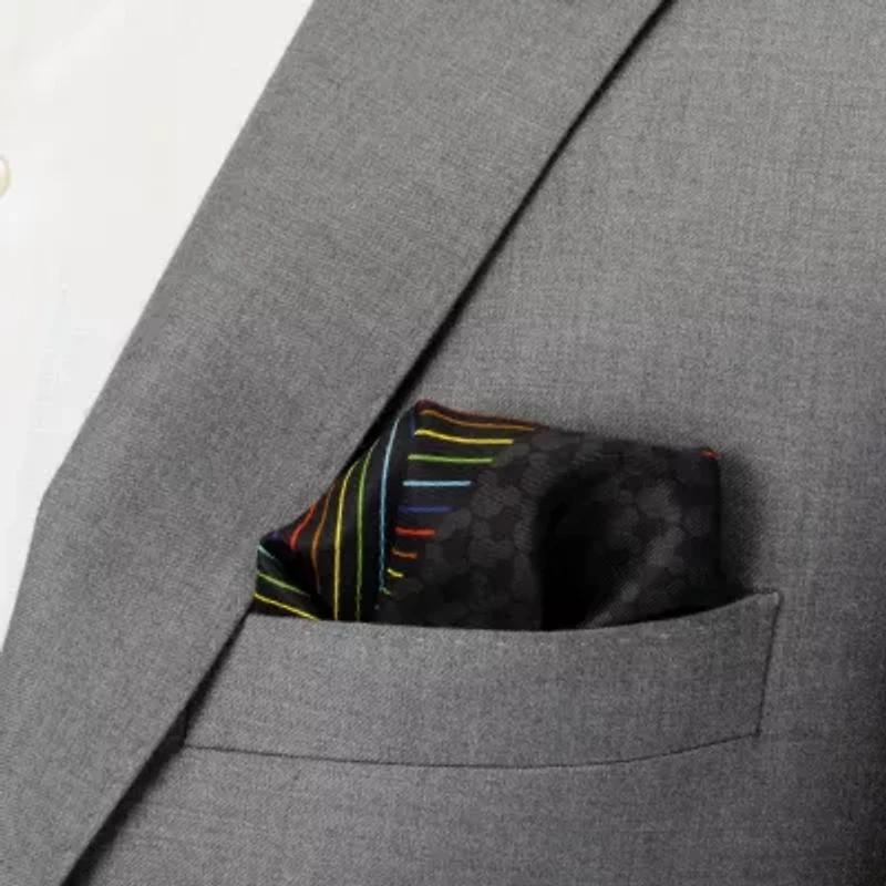 Mickey Silhouette Rainbow Pocket Square