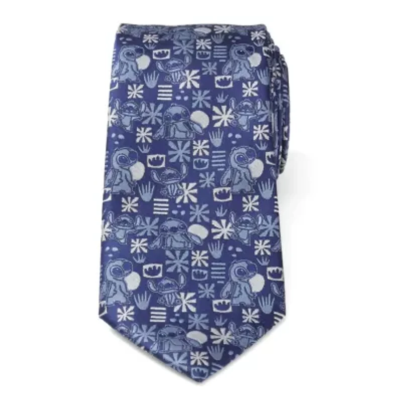 Stitch Blue Tropical Tie