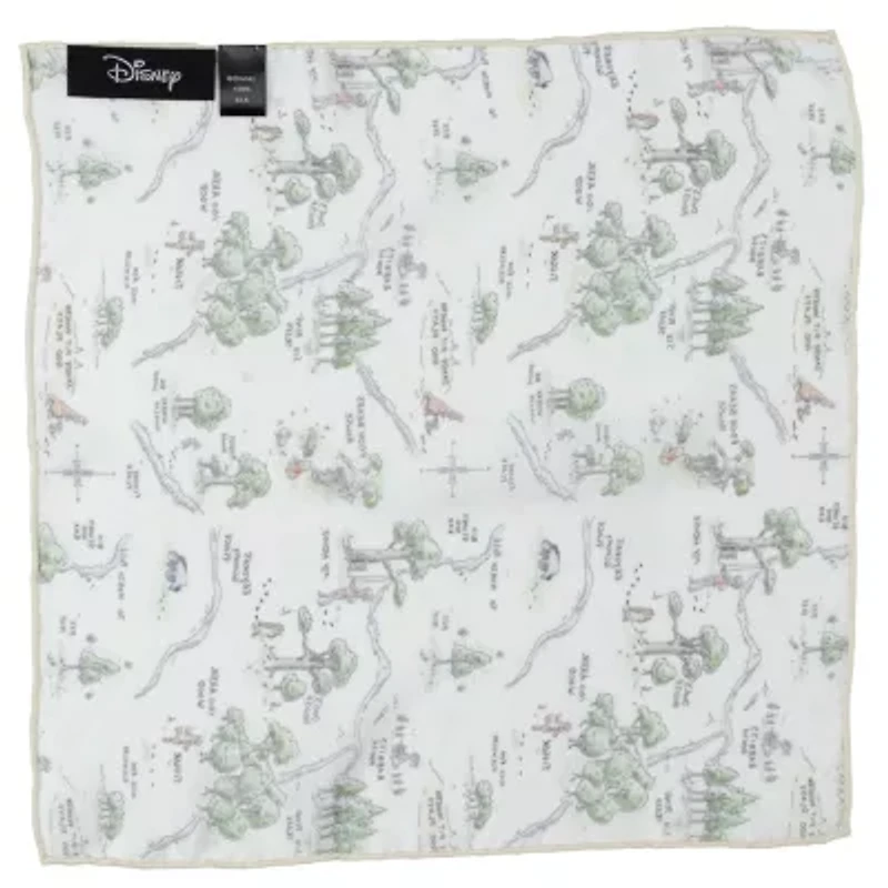 Winnie The Pooh Map Pocket Square