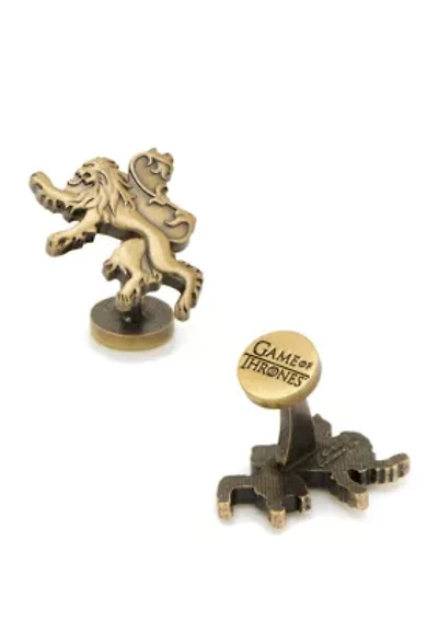 Game of Thrones Lannister Lion Sigil Cufflinks