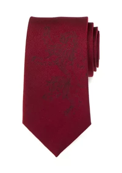 Lannister Lion Red Tie