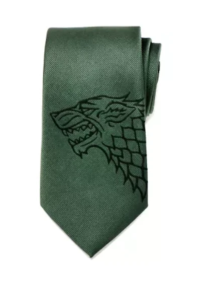 Stark Direwolf Green Tie