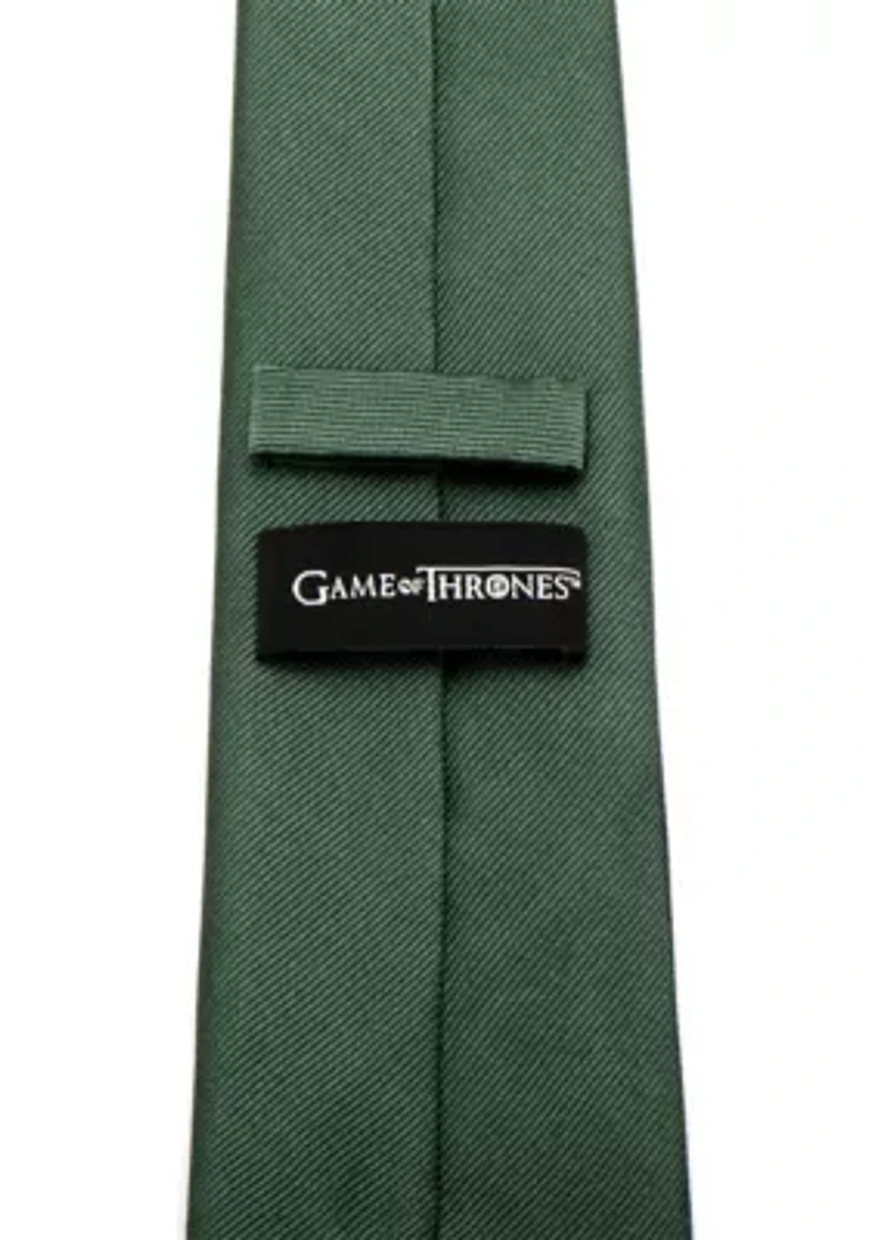 Stark Direwolf Green Tie
