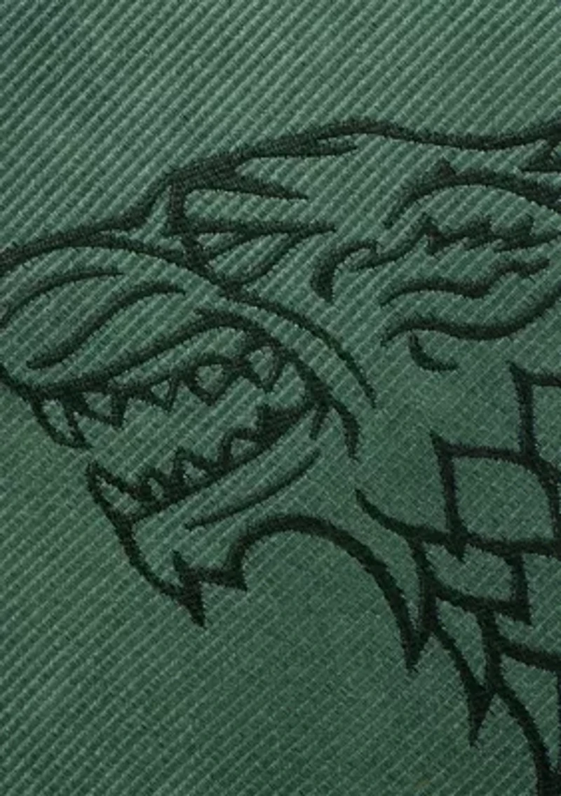 Stark Direwolf Green Tie