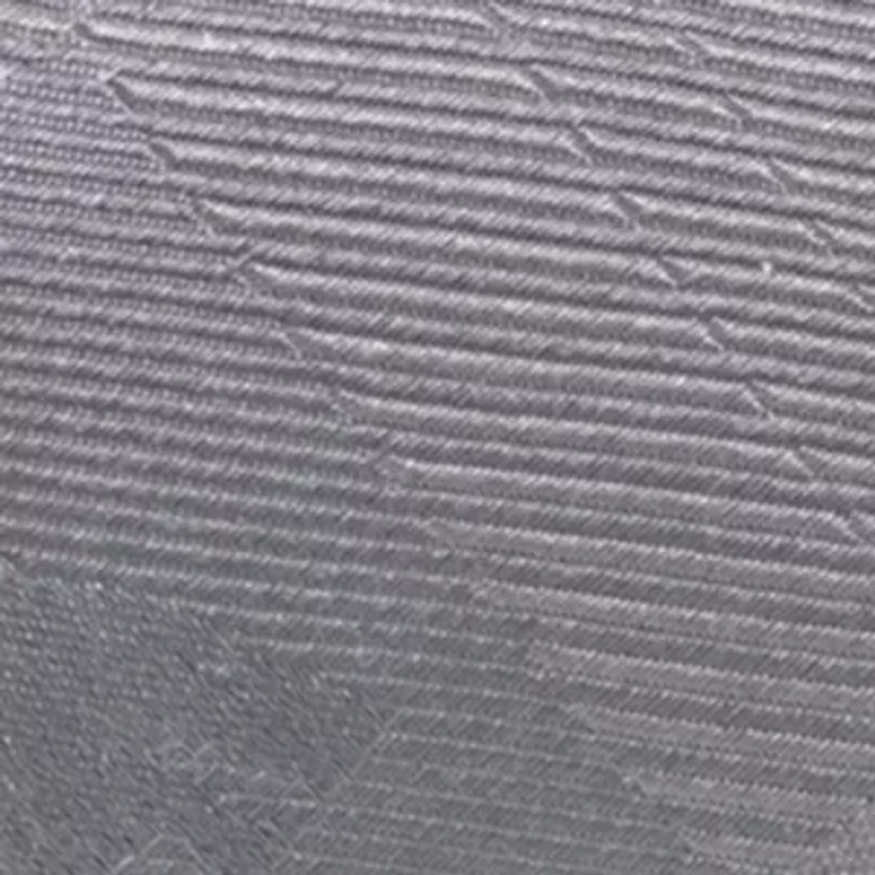 Men's Stark Direwolf Gray Plaid Silk Tie